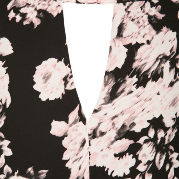 Floral Print Trapeze Dress - Picture 4 of 4